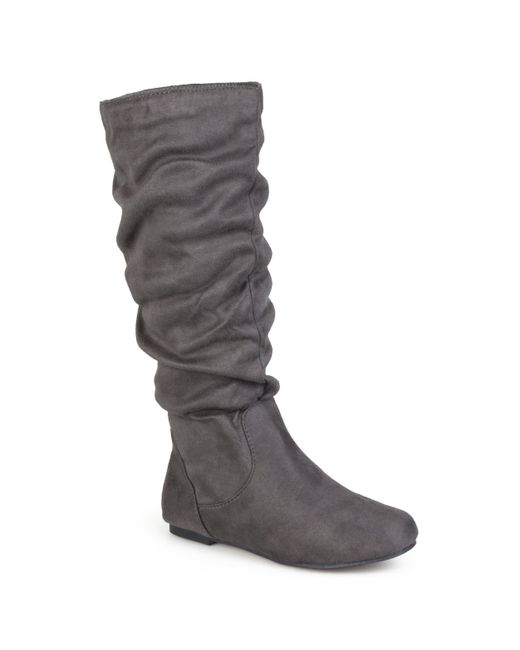 Journee Collection Gray Collection Rebecca-02 Boot