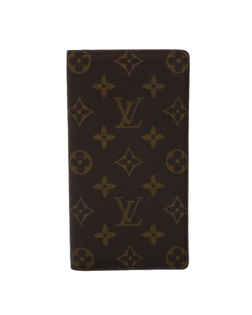 Pre-owned Louis Vuitton Fabric Wallet In Black