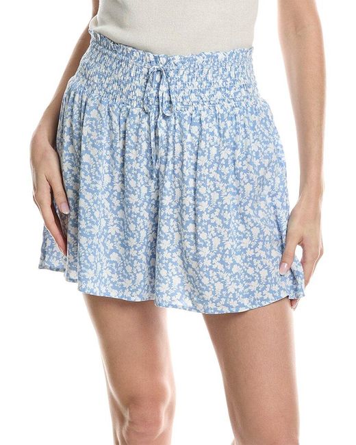Laundry by Shelli Segal Blue Flared Short