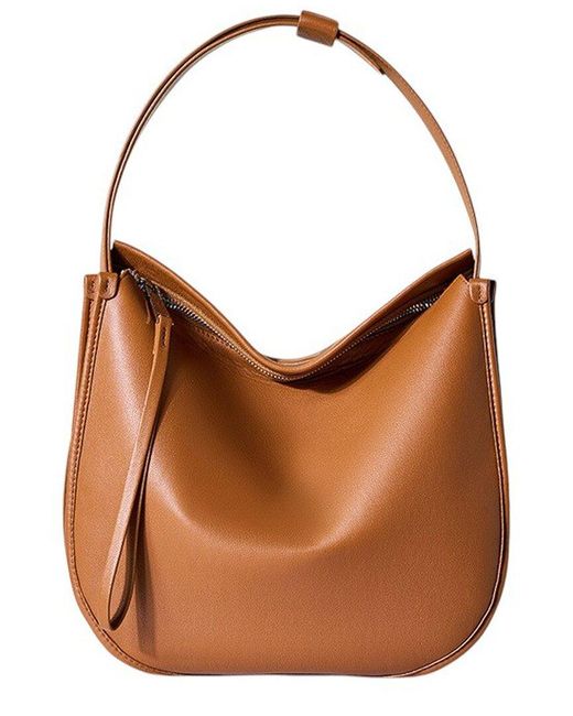 Adele Berto Brown Leather Tote