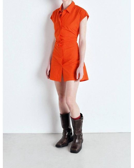 American Vintage White Bailow Mini Dress