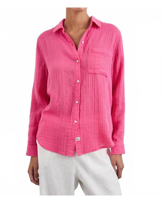 Rails Pink Ellis Button-Down Shirt