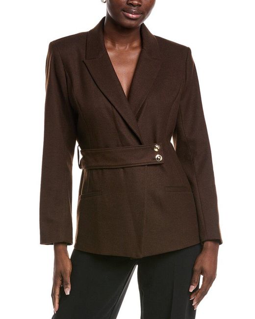 Ba&sh Brown Bule Blazer