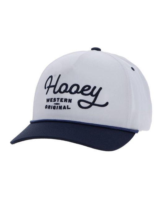Hooey White Five Panel Trucker Cap for men