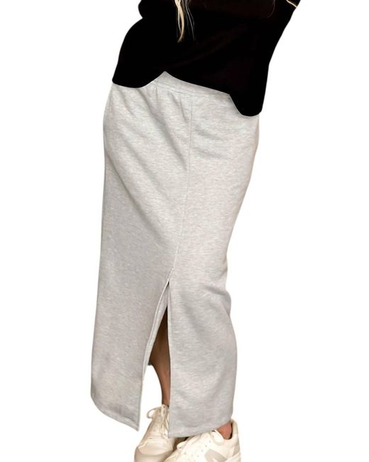 Wishlist Black Keep It Sporty Fleece Skirt