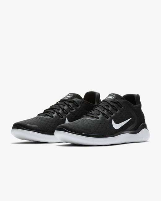 Nike Black Free Rn 2018 942837-001 White Running Shoes Size Us 7 Xxx651