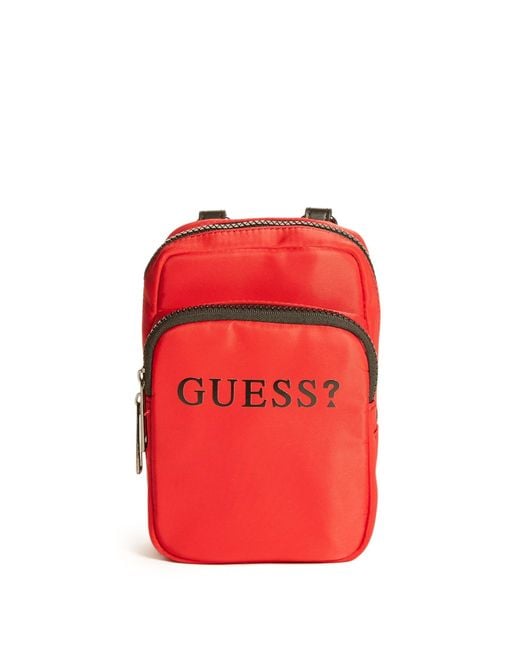 Guess Factory Toby Mini Crossbody Bag in Red | Lyst