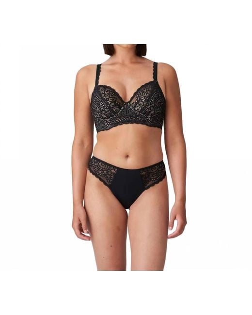 Twist Black I Do Longline Bra