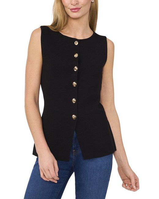 Ted Baker Black Button Down Sweater