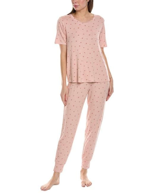 Honeydew Intimates Pink Intimates 2pc Good Times Pajama Set
