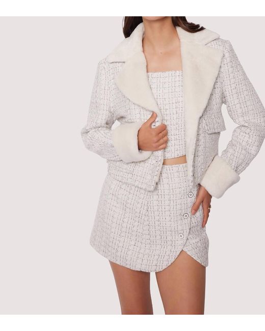 LOST AND WANDER White Louise Jacket