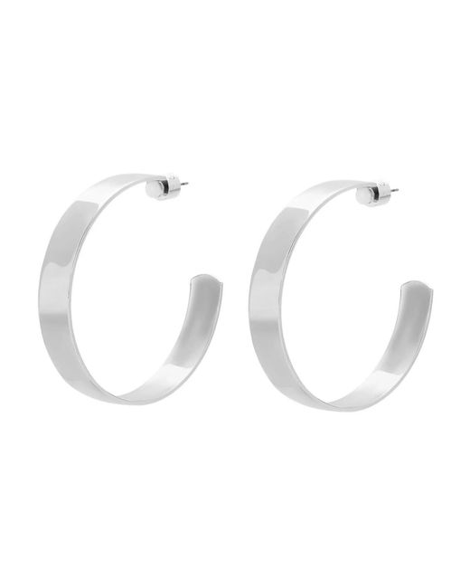 Eklexic White 2" Skylar Hoops