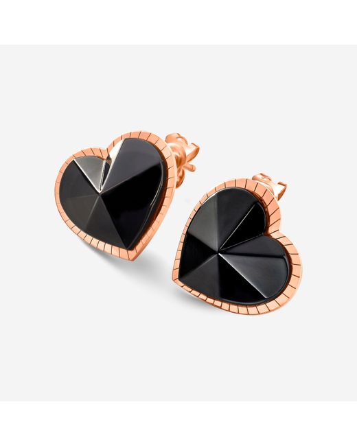 Baccarat Black 18k Plated On Sterling Silver