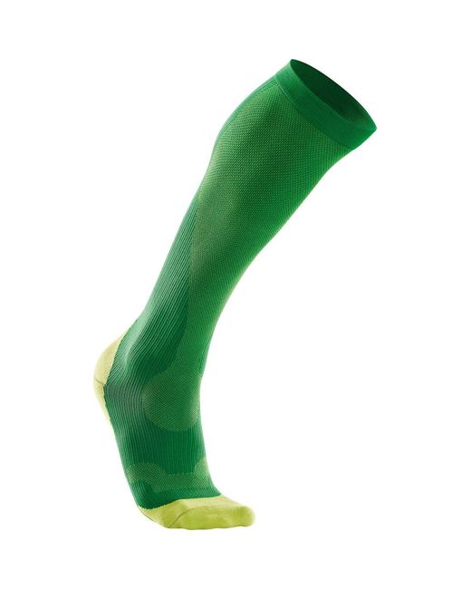 2xu Green Compression Performance Run Sock