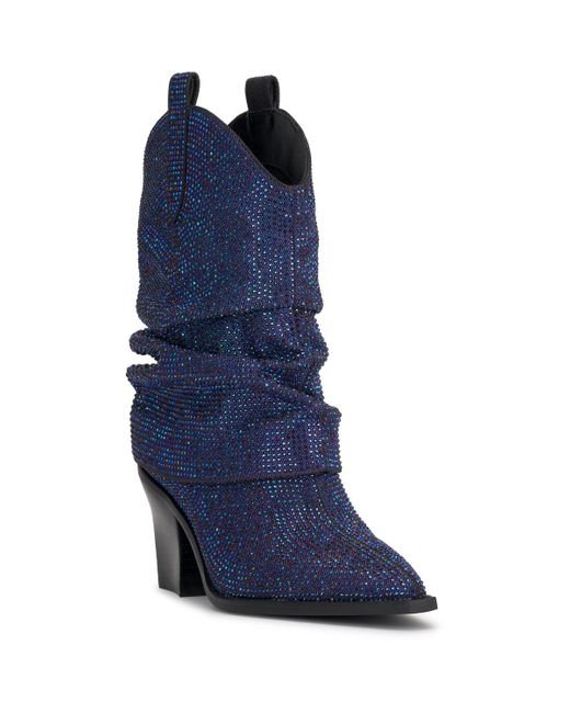 Jessica Simpson Blue Padded Insole Pointed Toe Booties