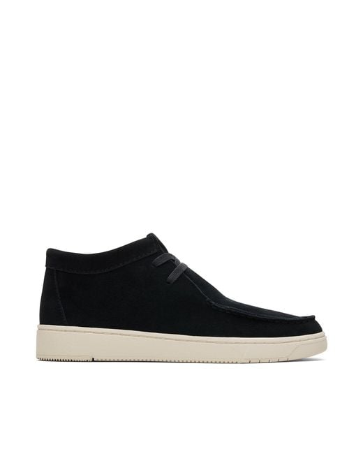 TOMS Black Trvl Lite Moc Chukka Sneaker Boot for men