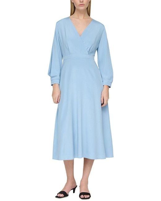 blue lantern sleeve dress Misshow Sky Blue Ball Gown with Sweetheart Neckline Detachable Lantern Sleeves & 3D Floral Appliques Perfect for Quinceanera & Sweet 16 Celebrations