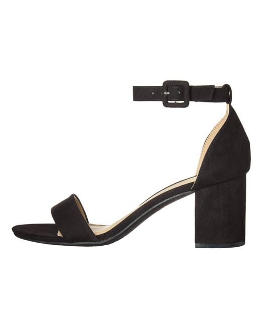 Chinese Laundry Black All In Super Suede Heel In