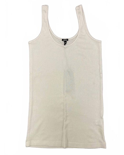 Monrow Natural Narrow Ribbed Tank