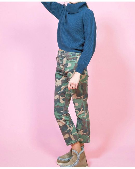 Veronica Beard Carly Kick Flare Pants In Camo in Pink Lyst