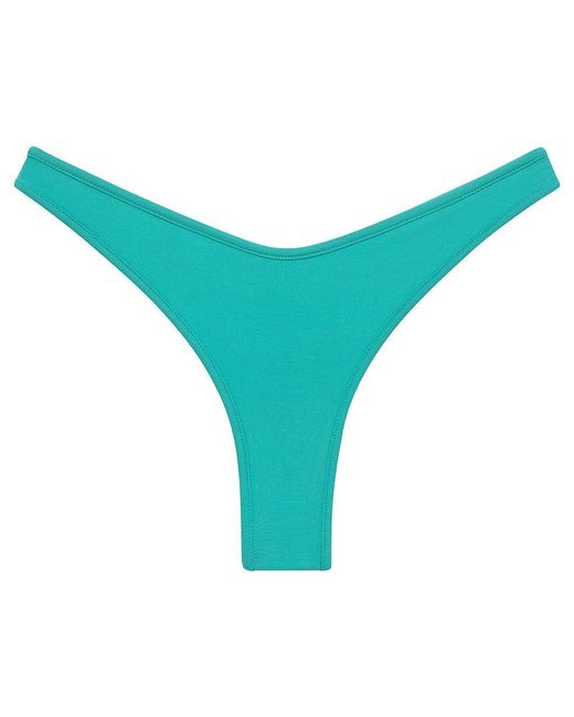 Montce Blue Binded Thong Bikini Bottom