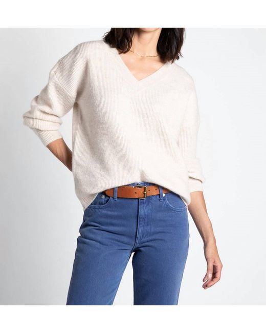 Thread & Supply White Maria Sweater