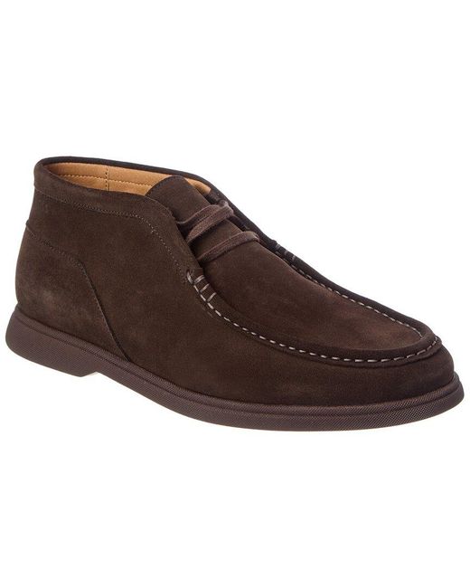 Boss Brown Sienne Suede Boot for men