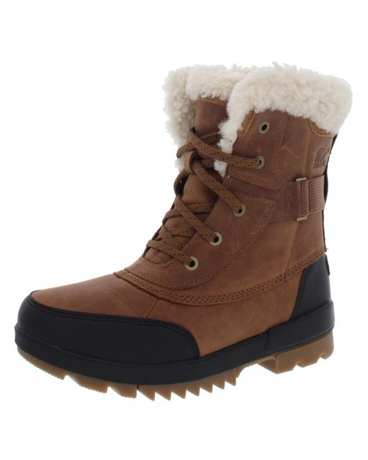 Sorel Brown Tivoli Iv Parc Boot Leather Cold Weather Winter Boots