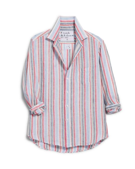 Frank & Eileen Purple Eileen Relaxed Button-Up Shirt