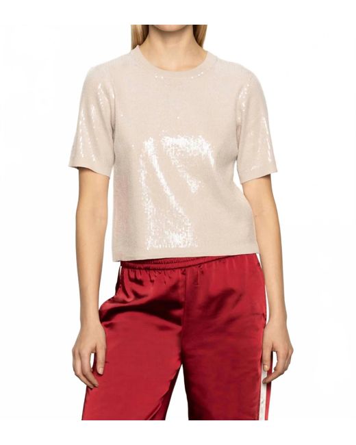 Sanctuary Red Sparkle Sequin Sweater