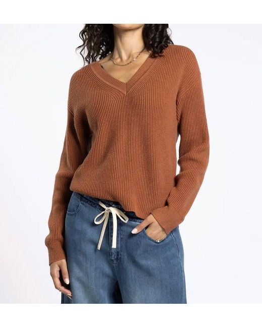 Thread & Supply Blue Cornelia Sweater
