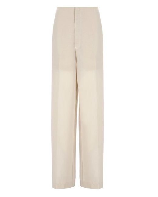 Philosophy Di Lorenzo Serafini Natural Cotton Blend Pants