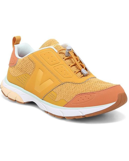 Vionic Yellow Deon Fitness Lifestyle Athletic And Training Shoes