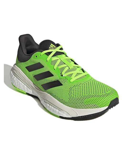 Adidas Green Solar Glide 5 Fitness Workout Running & Training Shoes for men