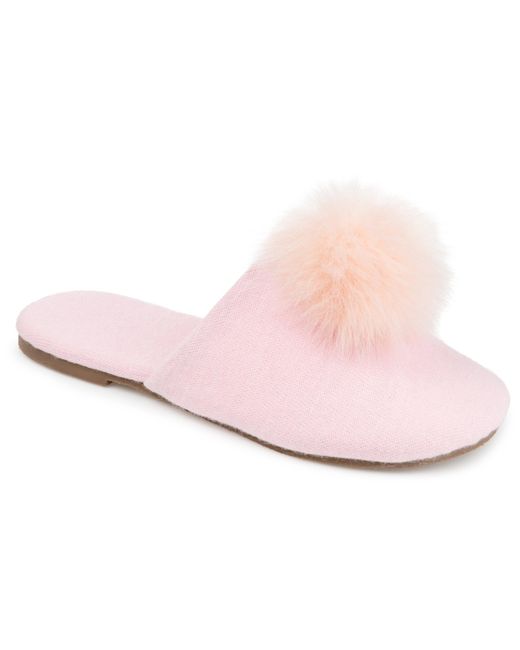 Journee Collection Pink Collection Nightfall Slipper