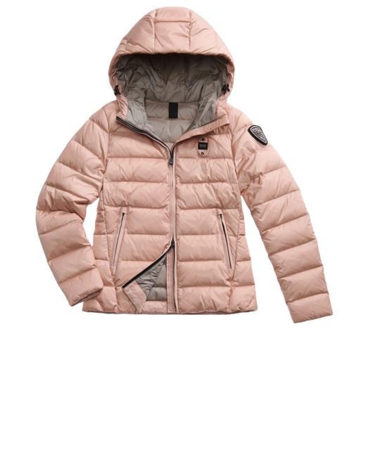 Blauer Pink Charme Puffer Jacket
