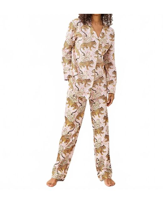 Printfresh Natural Long Pajama Set