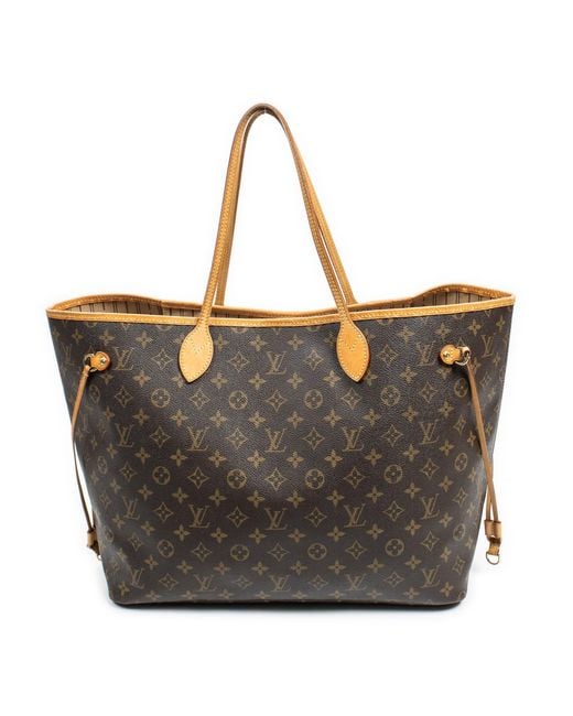Louis Vuitton Neverfull Gm in Black