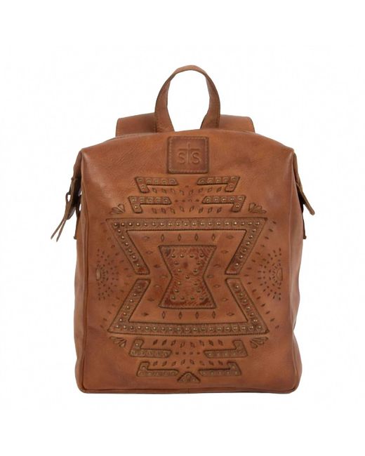 NEW STS RANCHWEAR kai backpack in brown Kai Backpack by STS Ranchwear – Forever Western Boutique main image 4