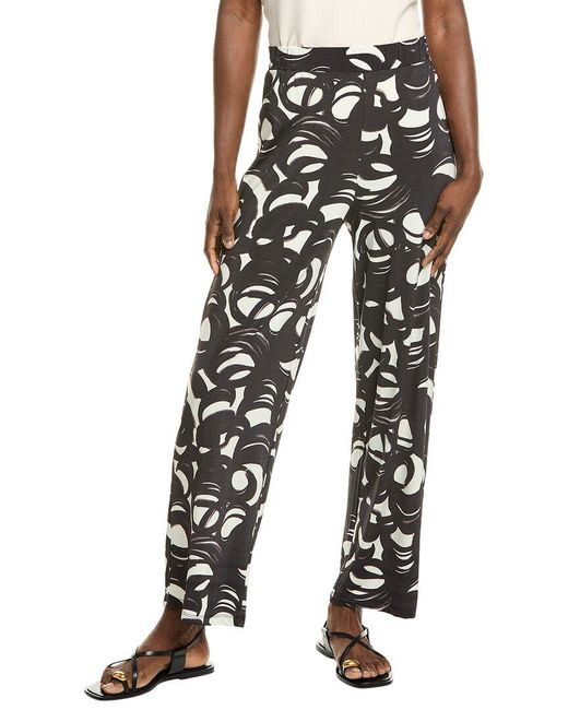 Alpha Studio Black Palazzo Pant