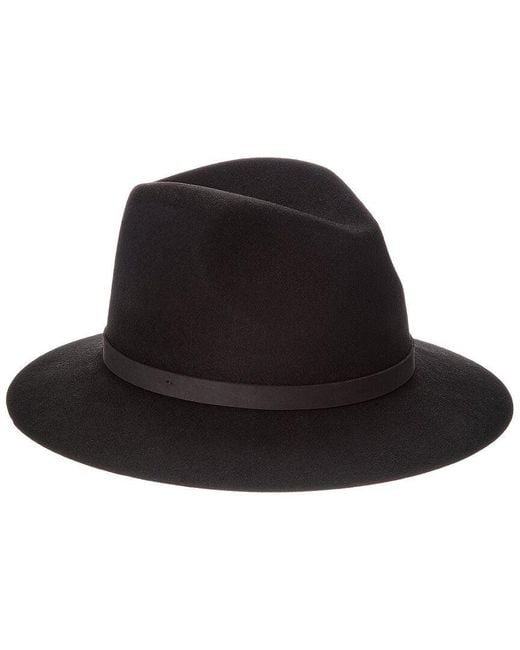 Phenix Black Short Brim Wool Fedora