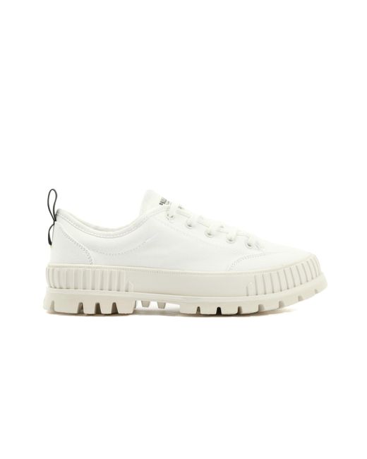 Palladium White Pallashock Lo Org 2 Sneakers