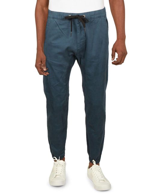 Cotton On Blue Drake Cuffed Casual jogger Pants for men