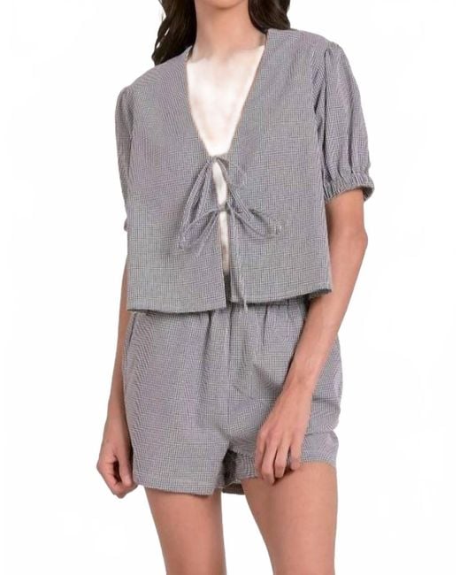 Elan Gray Fly Me Away Top