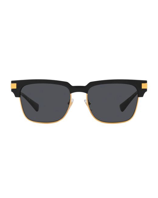 Versace Black Ve4447 Gb1/87 Clubmaster Sunglasses for men