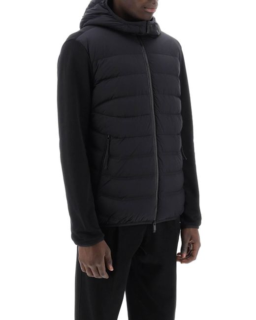 Moncler Black Basic "zip-up Sweatshirt With Padding for men