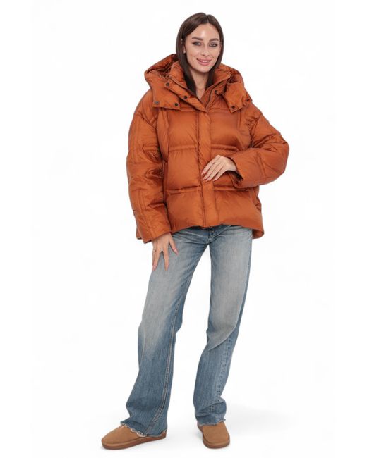 Alaska® Outerwear Orange Down Insulated Puffer