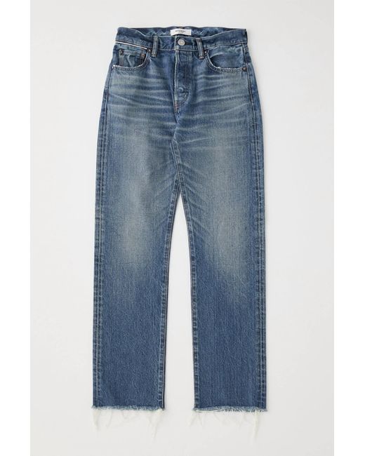 Moussy Blue Vintage High Waisted Chateau Straight Jean