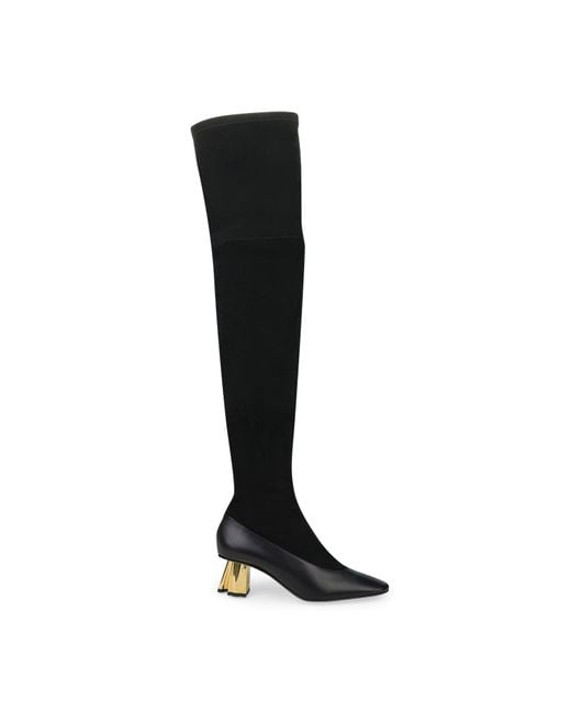 Lanvin Women's Black M & E Over The Knee Boots