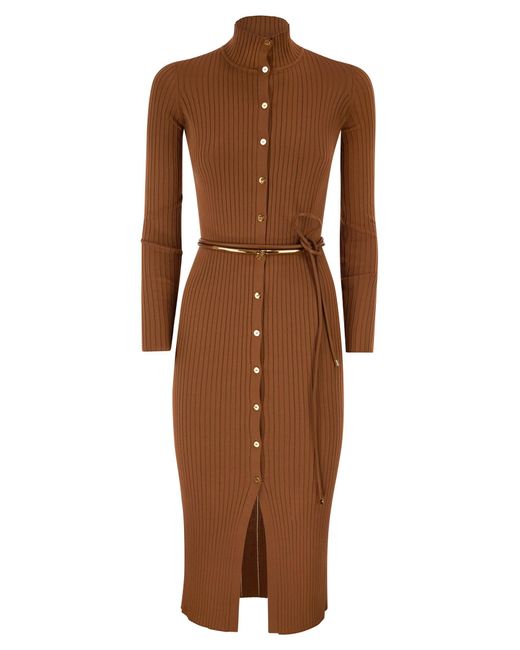 gisele knit maxi dress Patbo Gisele Jersey BACK SLIT MAXI Dress main image 0